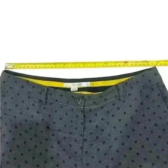 Boden Women’s Size 6L Gray Polkadot Wool Crop Slim Pants Career Straight‎ Leg - Picture 15 of 15